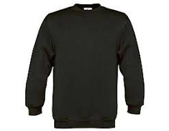 Buzo Cuello Redondo Algodón Negro Talle L PAPAZZI