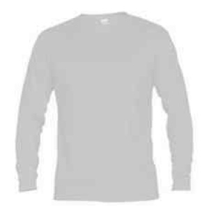 Remera ML Gris Melange PAPAZZI Algodón Talle L