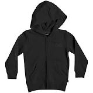 Campera Capucha Algodon Negra Talle 6 Niño