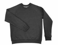 Buzo Cuello Redondo Algodón Gris Topo Talle L PAPAZZI