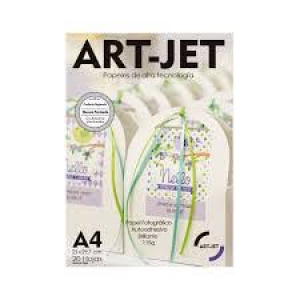 Insumo Papel Autoadhesivo Fotografico Brillante 115gr A4 x 20h