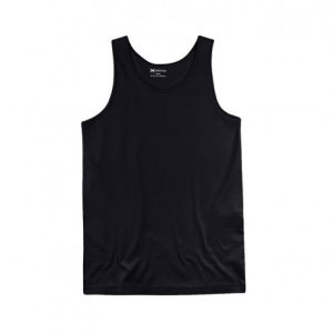Musculosa Niño Negra Talle 16 Algodon