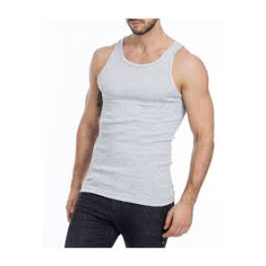 Musculosa Unisex Gris Melange Talle 58 Algodon