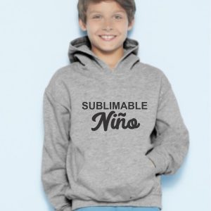 Canguro Sublimable Gris Melange Talle 10