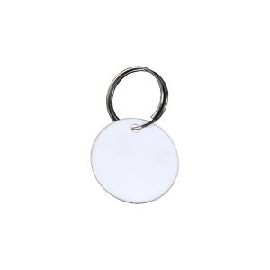 Insumo Llavero Redondo 4cm de polimero sublimable x 1 unidad