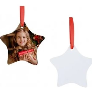Insumo Estrellas de Madera Sublimable (Adorno Navidad) x 1u