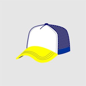 Trucker NIÑO Marino FB Visera Amarilla