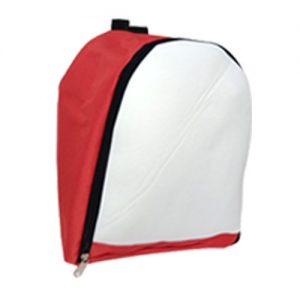 Insumo Mochila INFANTIL Sublimable blanca con rojo