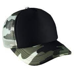 Trucker Camuflado Frente Negro