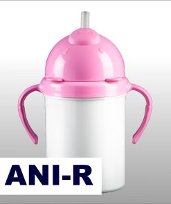 Insumo Vaso con pico Osito Sublimable Rosa