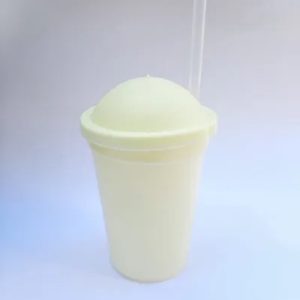Insumo Vaso Milk Amarillo Pastel