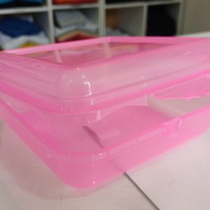 Insumo Lunchera Fucsia Plastica Transparente
