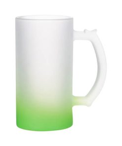 Insumo CHOPP VIDRIO ESMERILADO SUBLIMABLE VERDE