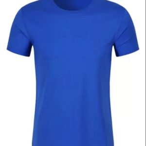 Remera Mangas Cortas Set Deportivo Unisex Talle 1 o S Azul Francia