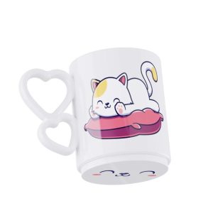Insumo Taza Plastica Polimero Mimo Workart Corazon