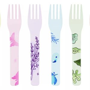 Insumo Tenedor Sublimable pastel nube x 1unidad