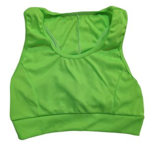 Top Set Deportivo Verde Fluo Talle Unico