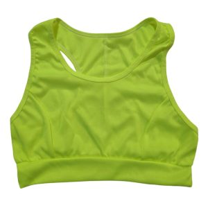 Top Set Deportivo Amarillo Fluo Talle Unico