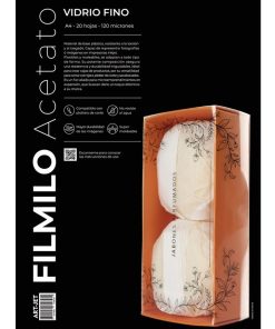 Insumo Resma A4 Vidrio Fino Acetato x 20h (Artjet)