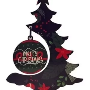 Insumo Arbol Madera Sublimable 22 x 16cm (Adorno Navidad)