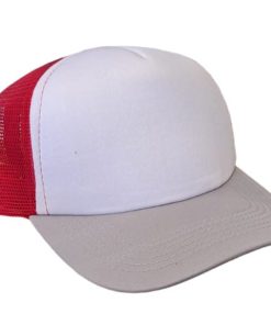 Trucker Rojo FB Visera Gris