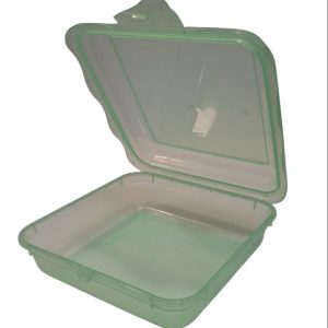 Insumo Lunchera Verde Plastica Transparente