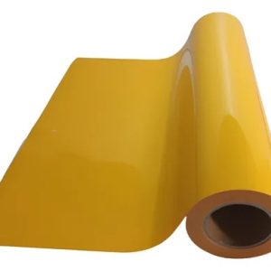 Insumo Vinilo Termotransferible Textil 100cmx50cm AMARILLO