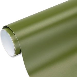 Insumo Vinilo Termotransferible Textil 100cmx50cm VERDE MILITAR