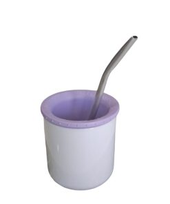 Insumo Mate POL Sublimable + Bombilla + Disco (Lila Pastel)