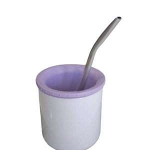 Insumo Mate POL Sublimable + Bombilla + Disco (Lila Pastel)