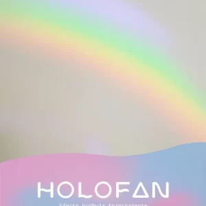 Insumo HOLOFAN EFECTO BURBUJAS TRANSPARENTES autoadhesivo(impresión tinta fotografica) x 20 hojas A4