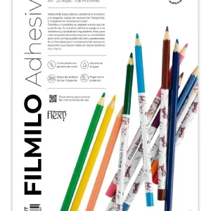 Insumo Resma A4 Adhesivo FILMILO Blanco Frio  x 20h (Artjet)