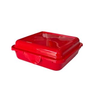 Insumo Lunchera Roja Plastica