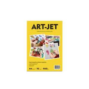 Insumo Papel Fotográfico Magnético Brillante Art Jet® 640g- A4 X10h (IMPRESION TINTA FOTOGRAFICA)