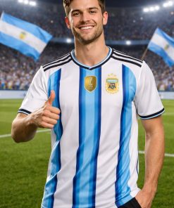 Camiseta de Argentina Talle L. Para personalizar, sublimable o DTF. Sin nombre ni número.