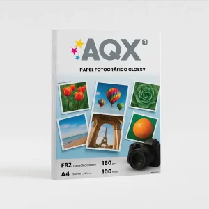 Insumo Papel Fotografico Brillante Glossy 180gr A4 x 100h